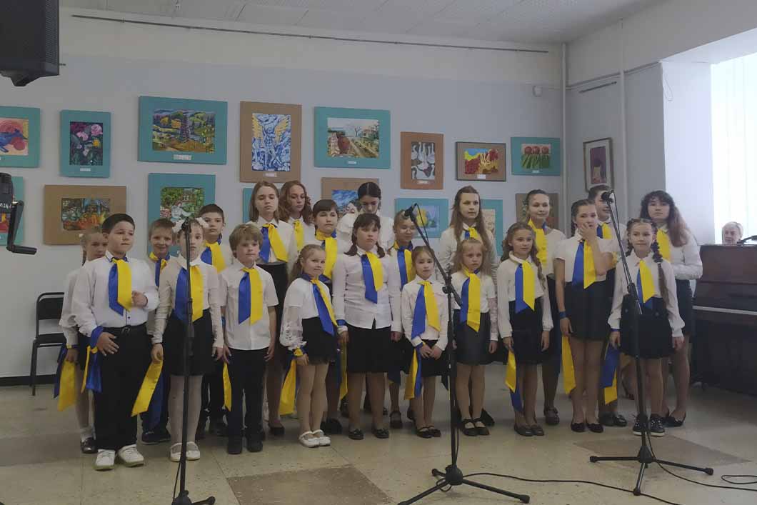 Дитячий хор Домінанта - учасник концерту в галереї мистецтв